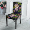 lotus Embroidered Pattern Print Design LO06 Dining Chair Slipcover-JORJUNE.COM