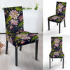 lotus Embroidered Pattern Print Design LO06 Dining Chair Slipcover-JORJUNE.COM