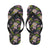 lotus Embroidered Pattern Print Design LO06 Flip Flops-JorJune