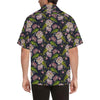 lotus Embroidered Pattern Print Design LO06 Men Hawaiian Shirt-JorJune