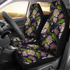 Lotus Embroidered Pattern Print Design LO06 Universal Fit Car Seat Covers-JorJune