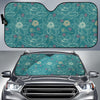 Lotus Pattern Print Design 01 Car Sun Shades-JORJUNE.COM