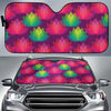 Lotus Pattern Print Design 02 Car Sun Shades-JORJUNE.COM