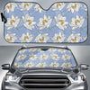 Lotus Pattern Print Design 04 Car Sun Shades-JORJUNE.COM