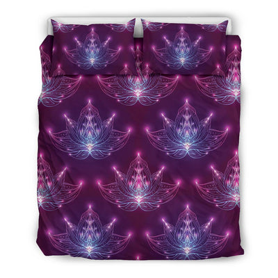 Lotus Pattern Print Design LO01 Duvet Cover Bedding Set-JORJUNE.COM