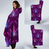 lotus Pattern Print Design LO01 Hooded Blanket-JORJUNE.COM