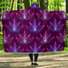 lotus Pattern Print Design LO01 Hooded Blanket-JORJUNE.COM