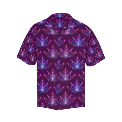 lotus Pattern Print Design LO01 Men Hawaiian Shirt-JorJune