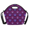 lotus Pattern Print Design LO01 Neoprene Lunch Bag-JorJune