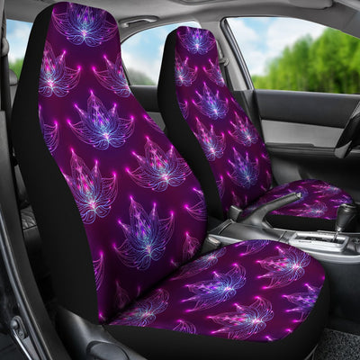 Lotus Pattern Print Design LO01 Universal Fit Car Seat Covers-JorJune