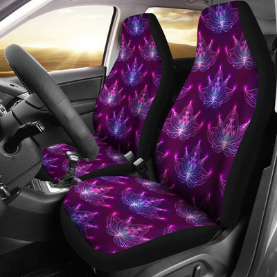 Lotus Pattern Print Design LO01 Universal Fit Car Seat Covers-JorJune