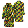 Lovebird Pattern Print Design 01 Men Bathrobe-JORJUNE.COM