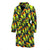 Lovebird Pattern Print Design 01 Men Bathrobe-JORJUNE.COM