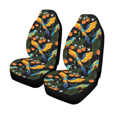 Macaw Pattern Print Design 03 Car Seat Covers (Set of 2)-JORJUNE.COM