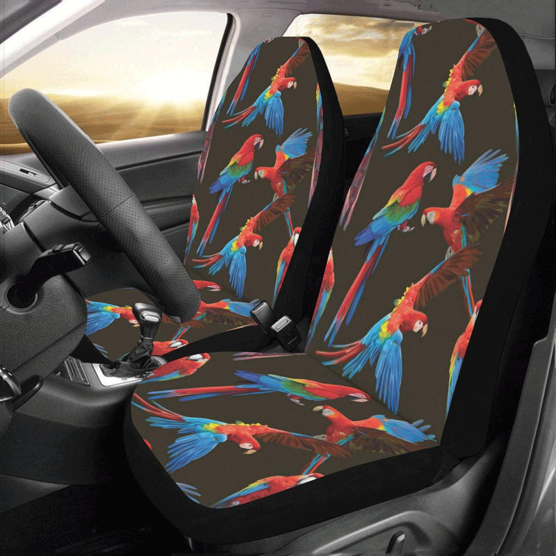 Macaw Pattern Print Design 04 Car Seat Covers (Set of 2)-JORJUNE.COM