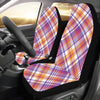 Madras Pattern Print Design 02 Car Seat Covers (Set of 2)-JORJUNE.COM