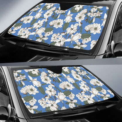 Magnolia Pattern Print Design 01 Car Sun Shades-JORJUNE.COM