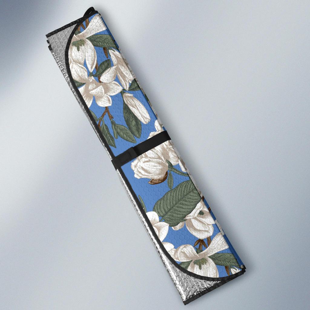 Magnolia Pattern Print Design 01 Car Sun Shades-JORJUNE.COM