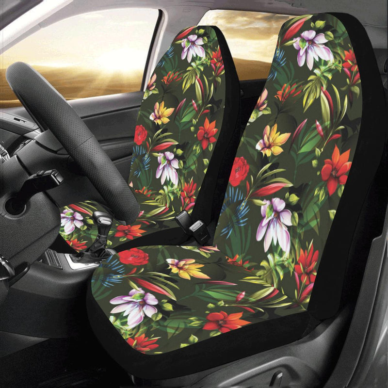 Magnolia Pattern Print Design 02 Car Seat Covers (Set of 2)-JORJUNE.COM