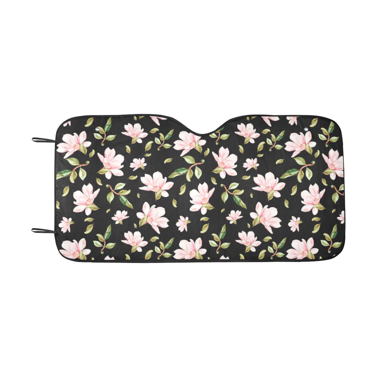 Magnolia Pattern Print Design MAG01 Car Sun Shade-JorJune