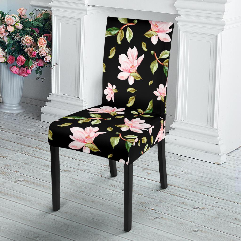 Magnolia Pattern Print Design MAG01 Dining Chair Slipcover-JORJUNE.COM