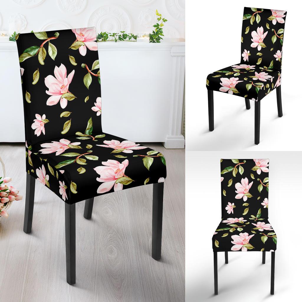Magnolia Pattern Print Design MAG01 Dining Chair Slipcover-JORJUNE.COM