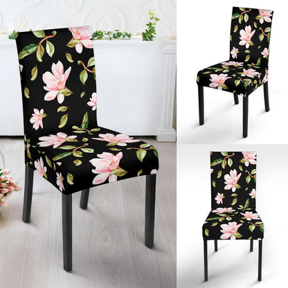 Magnolia Pattern Print Design MAG01 Dining Chair Slipcover-JORJUNE.COM