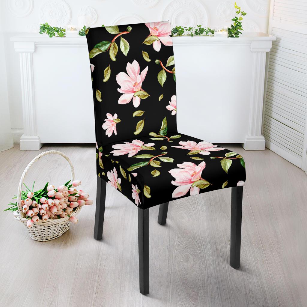 Magnolia Pattern Print Design MAG01 Dining Chair Slipcover-JORJUNE.COM
