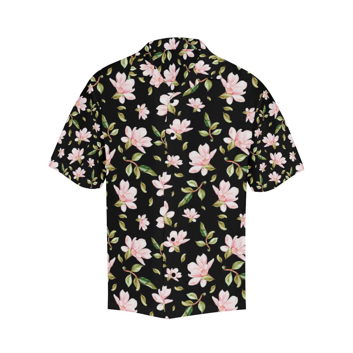 Magnolia Pattern Print Design MAG01 Men Hawaiian Shirt-JorJune