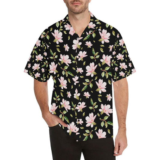 Magnolia Pattern Print Design MAG01 Men Hawaiian Shirt-JorJune