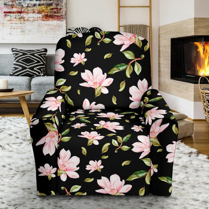 Magnolia Pattern Print Design MAG01 Recliner Slipcover-JORJUNE.COM