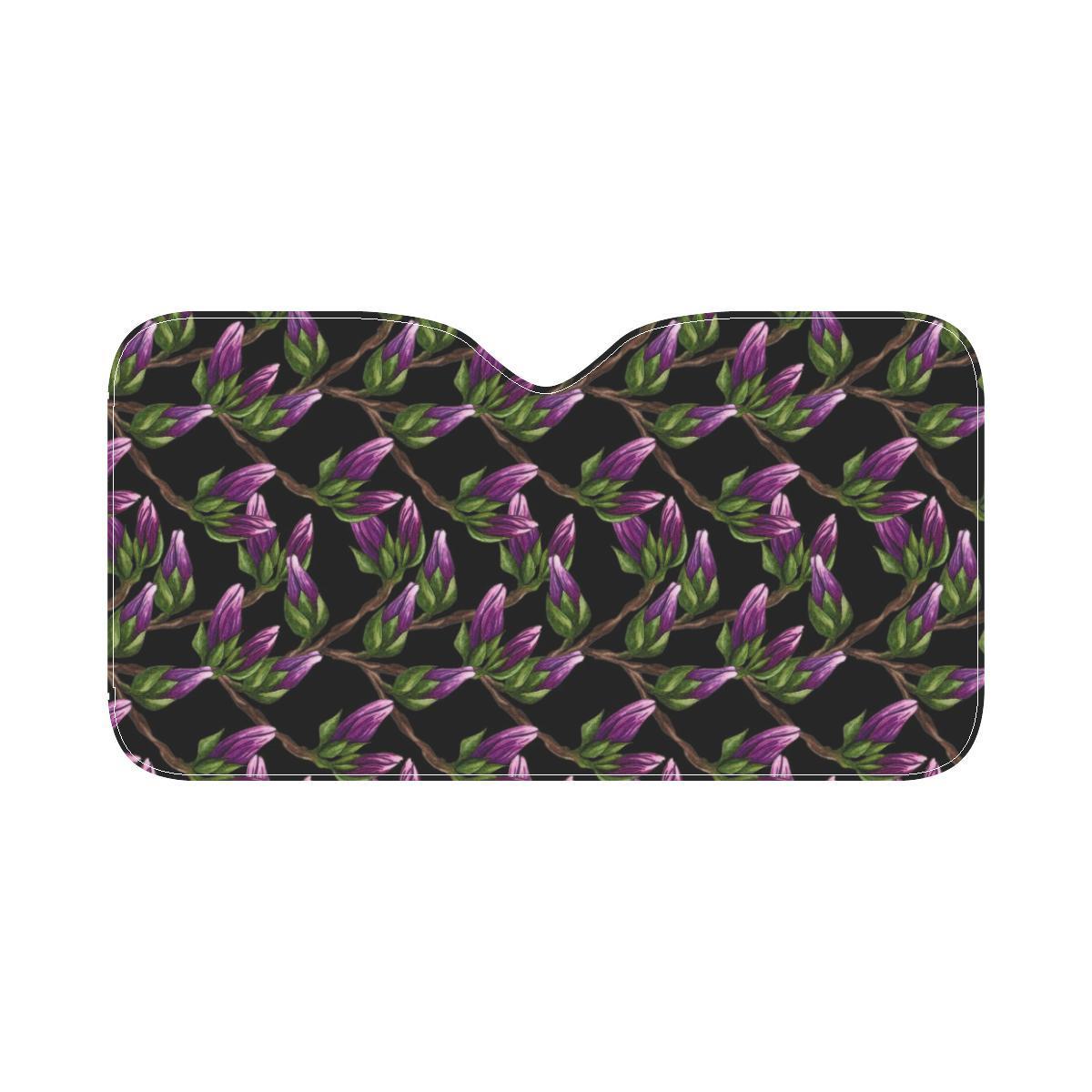 Magnolia Pattern Print Design MAG010 Car Sun Shade-JorJune