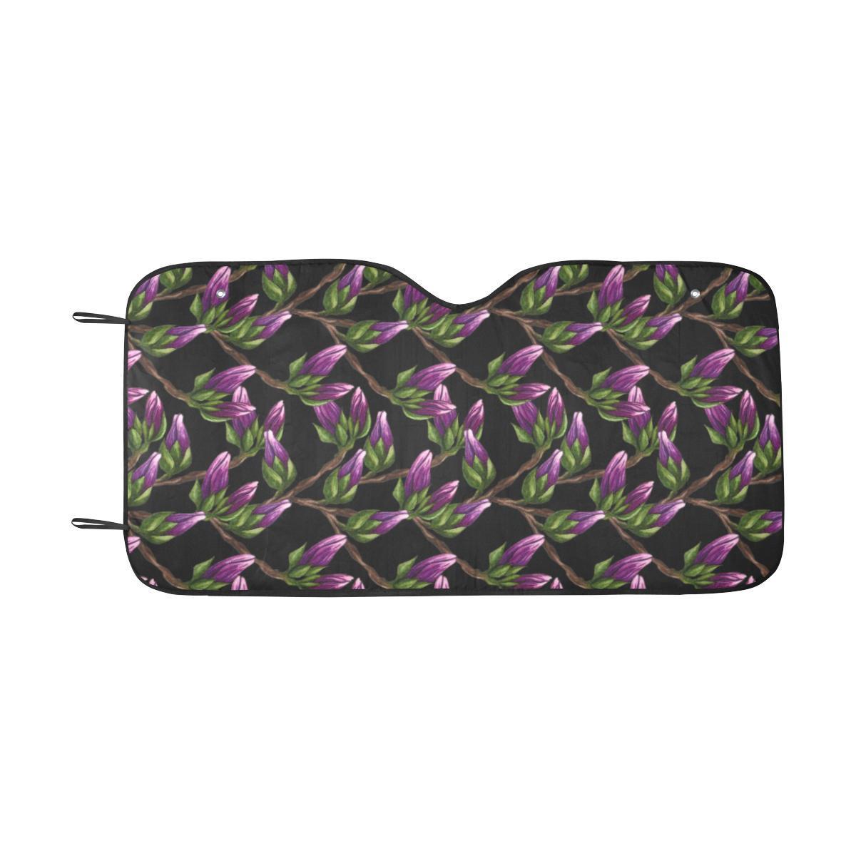 Magnolia Pattern Print Design MAG010 Car Sun Shade-JorJune