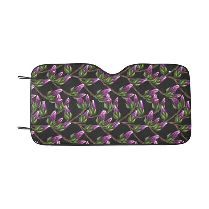 Magnolia Pattern Print Design MAG010 Car Sun Shade-JorJune
