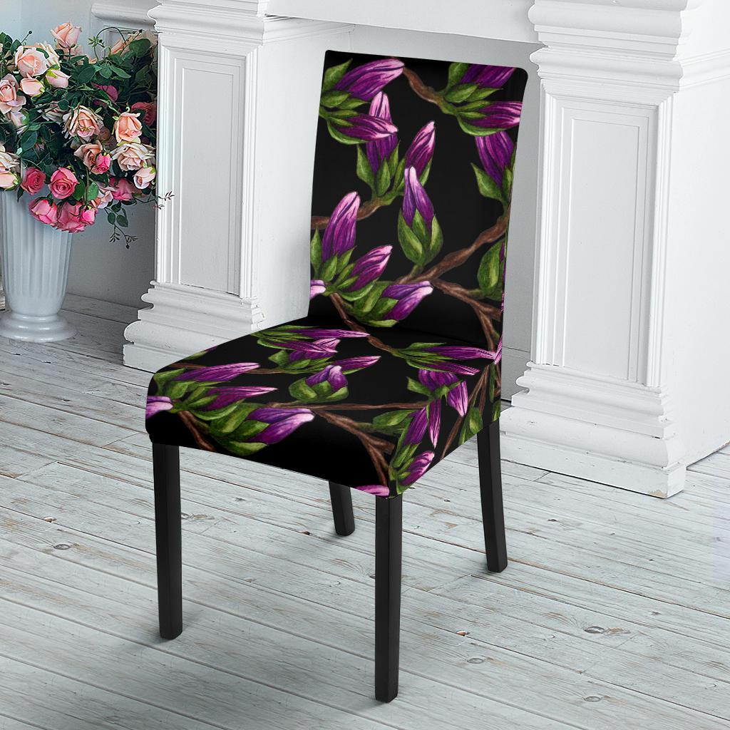 Magnolia Pattern Print Design MAG010 Dining Chair Slipcover-JORJUNE.COM