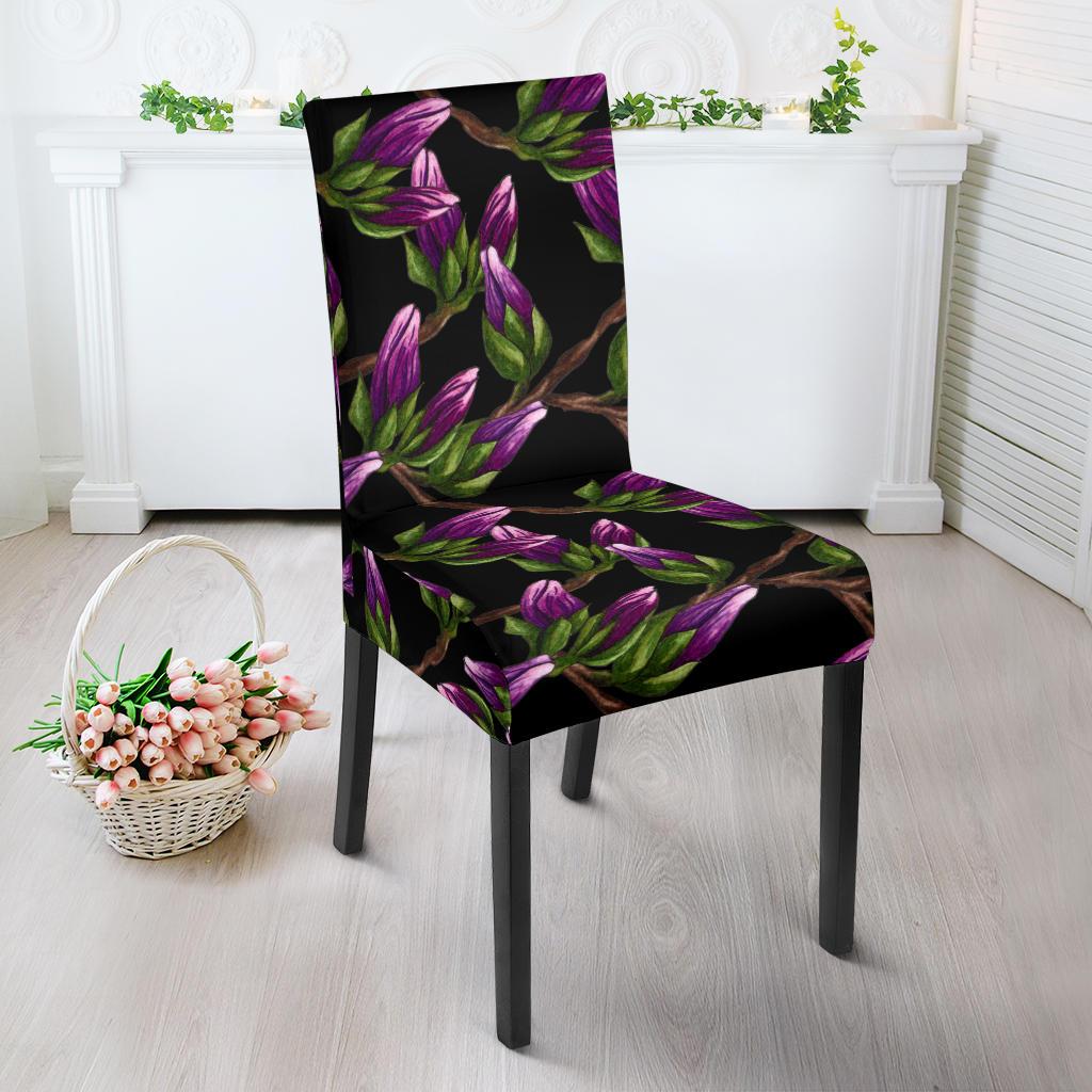 Magnolia Pattern Print Design MAG010 Dining Chair Slipcover-JORJUNE.COM