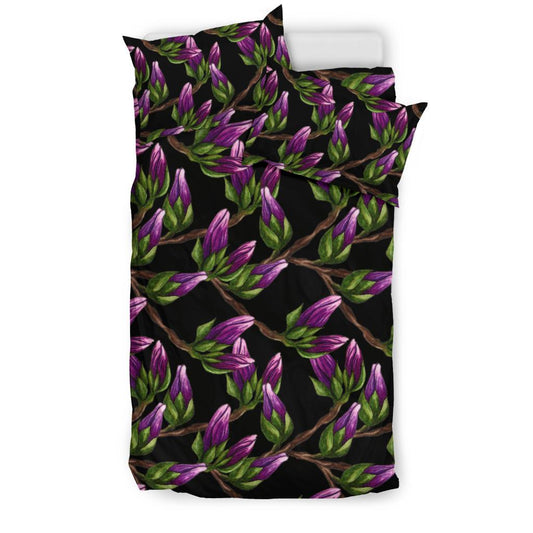 Magnolia Pattern Print Design MAG010 Duvet Cover Bedding Set-JORJUNE.COM