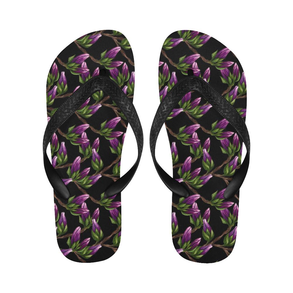 Magnolia Pattern Print Design MAG010 Flip Flops-JorJune