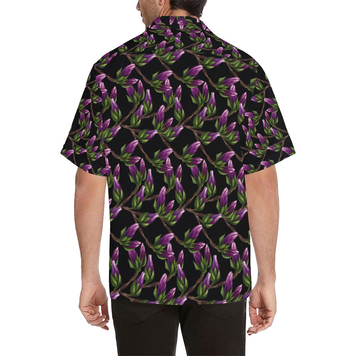 Magnolia Pattern Print Design MAG010 Men Hawaiian Shirt-JorJune