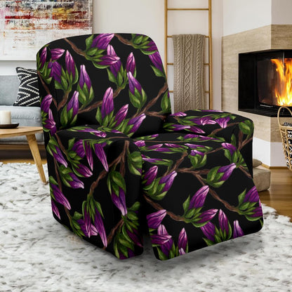 Magnolia Pattern Print Design MAG010 Recliner Slipcover-JORJUNE.COM