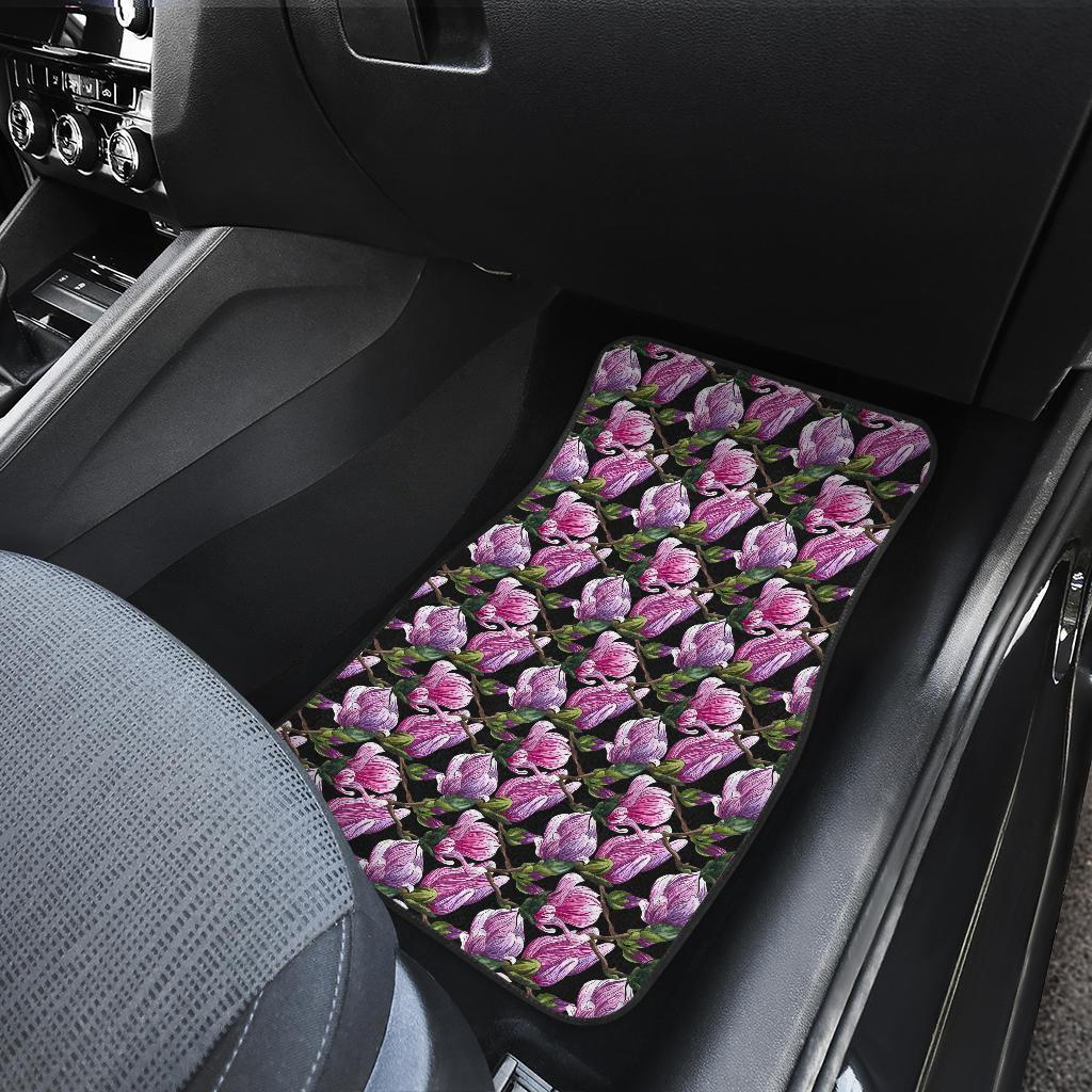 Magnolia Pattern Print Design MAG011 Car Floor Mats-JORJUNE.COM
