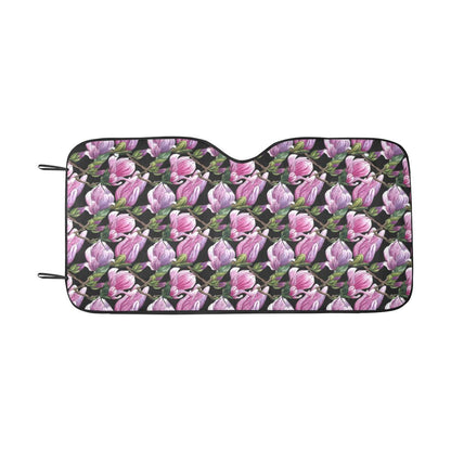 Magnolia Pattern Print Design MAG011 Car Sun Shade-JorJune