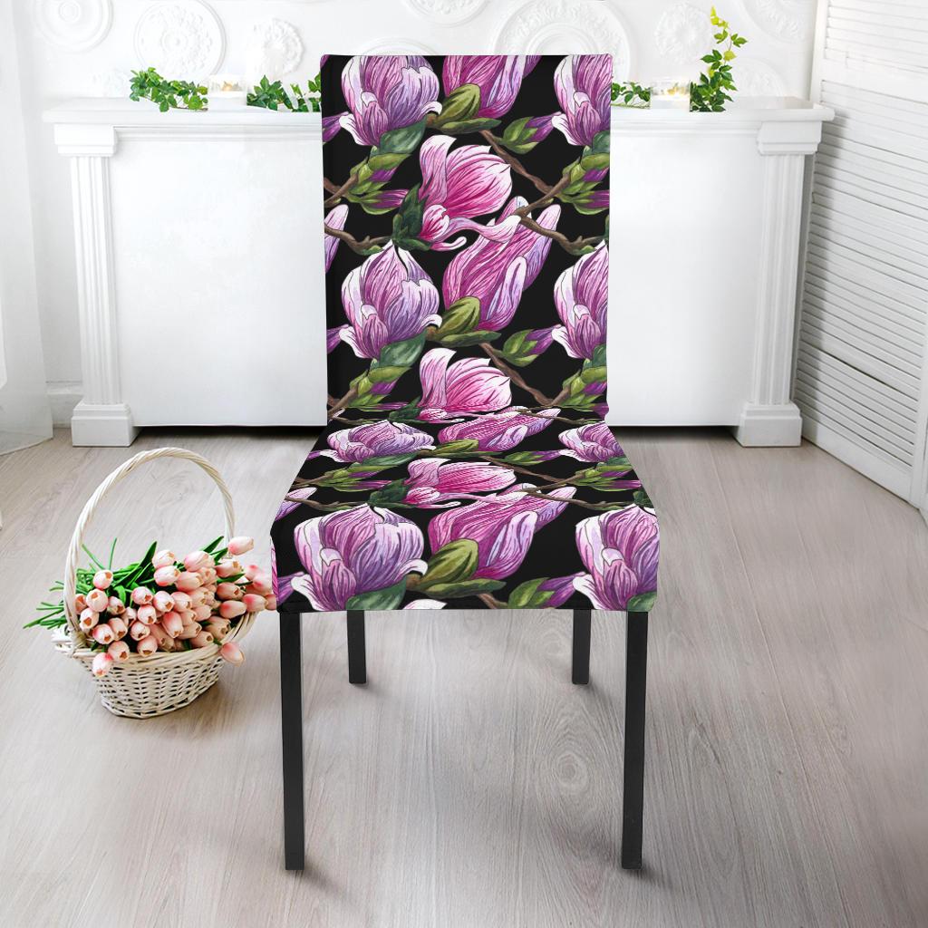 Magnolia Pattern Print Design MAG011 Dining Chair Slipcover-JORJUNE.COM