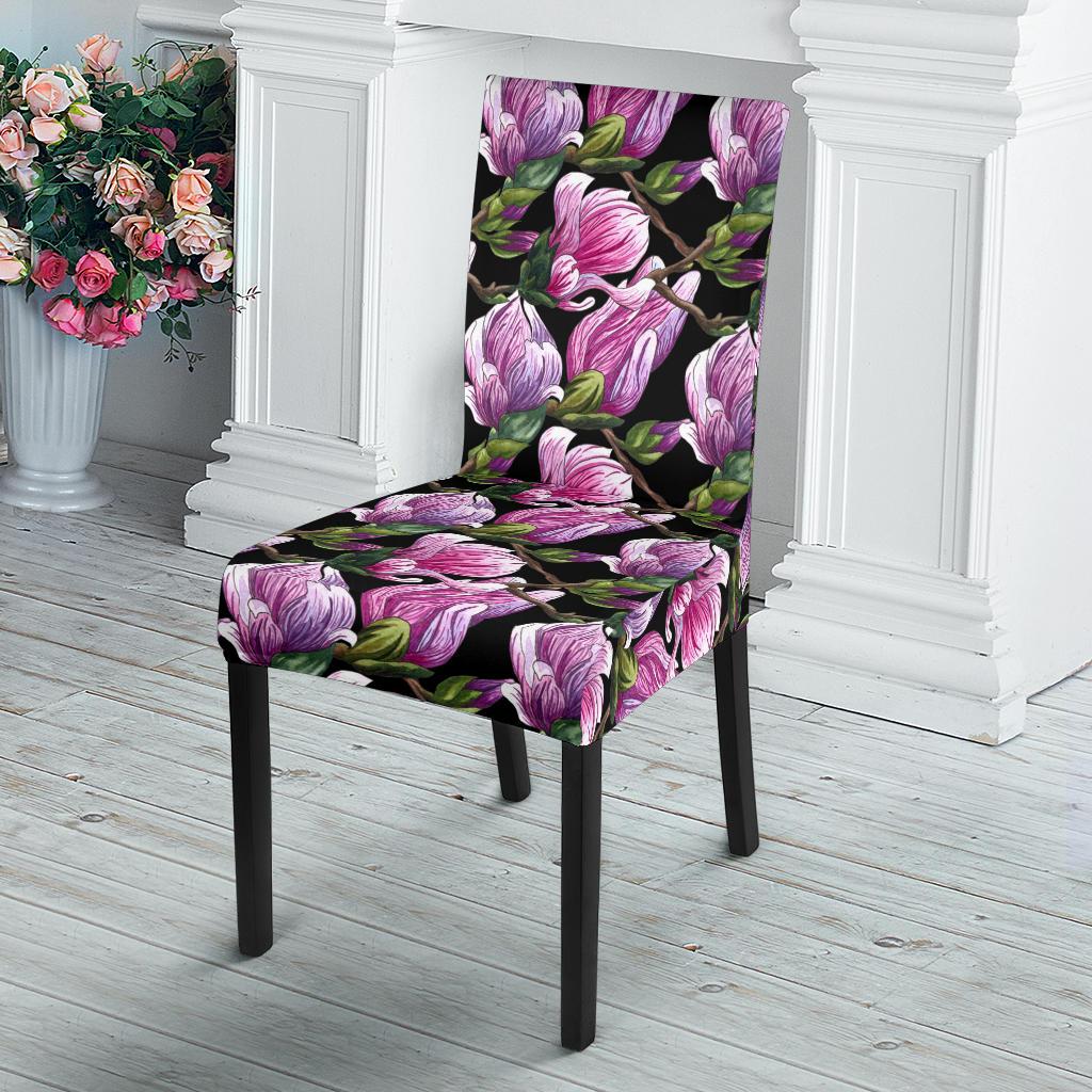 Magnolia Pattern Print Design MAG011 Dining Chair Slipcover-JORJUNE.COM