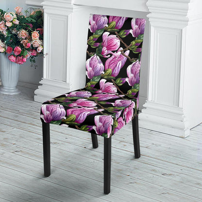 Magnolia Pattern Print Design MAG011 Dining Chair Slipcover-JORJUNE.COM