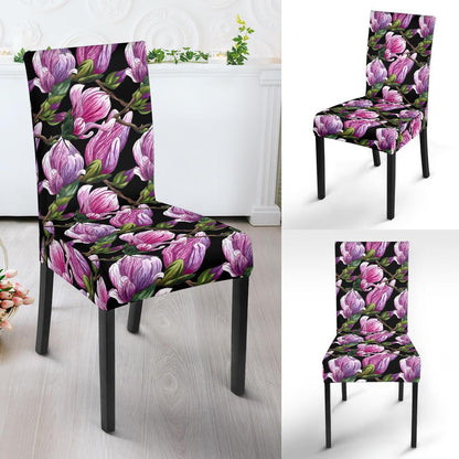 Magnolia Pattern Print Design MAG011 Dining Chair Slipcover-JORJUNE.COM
