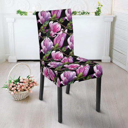Magnolia Pattern Print Design MAG011 Dining Chair Slipcover-JORJUNE.COM