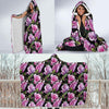 Magnolia Pattern Print Design MAG011 Hooded Blanket-JORJUNE.COM