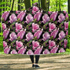 Magnolia Pattern Print Design MAG011 Hooded Blanket-JORJUNE.COM