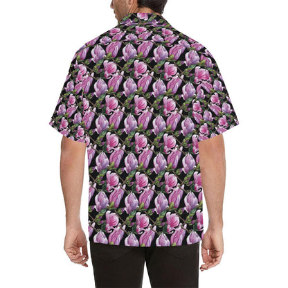 Magnolia Pattern Print Design MAG011 Men Hawaiian Shirt-JorJune